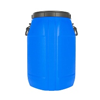 Бочка пластиковая 65 л Quadro с хомутом в Томске Бочка пластиковая 65 л Quadro с хомутом в Томске