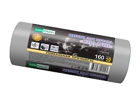 Мешки для мусора 160 л, ароматизированные, серые, в рулоне 10 шт., ПВД, 40 мкм, 1300х930 мм, СИЛАЧИ, sil16081101 в Томске