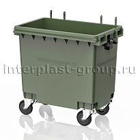 Мусорный контейнер 770 л зеленый без крышки 770 зеленый в Томске