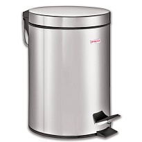 Ведро-контейнер для мусора (урна) с педалью LAIMA Classic, 5 л, зеркальное, нержавеющая сталь, со съемным внутренним ведром в Томске Ведро-контейнер для мусора (урна) с педалью LAIMA Classic, 5 л, зеркальное, нержавеющая сталь, со съемным внутренним ведром в Томске
