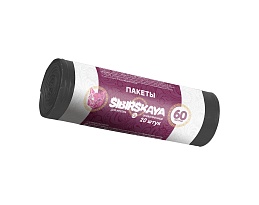 Мешки для мусора 50 л, черные, в рулоне 20 шт., ПНД, 10 мкм, 700х600 мм, SIBIRSKAYA, 101-006 S в Томске Мешки для мусора 50 л, черные, в рулоне 20 шт., ПНД, 10 мкм, 700х600 мм, SIBIRSKAYA, 101-006 S в Томске