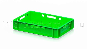 Ящик для мяса и колбасных изделий Е-1 светло-зеленый в Томске Ящик для мяса и колбасных изделий Е-1 светло-зеленый в Томске