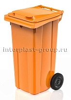 Мусорный контейнер 120 л оранжевый 120 оранжевый в Томске