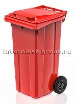Мусорный контейнер 120 л красный 120 красный в Томске Мусорный контейнер 120 л красный 120 красный в Томске