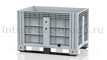 Контейнер iBox сплошной на полозьях с пробкой 2 дюйма серый в Томске Контейнер iBox сплошной на полозьях с пробкой 2 дюйма серый в Томске