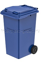 Контейнер для мусора 240 л синий 240 синий в Томске Контейнер для мусора 240 л синий 240 синий в Томске