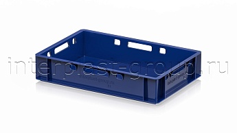 Ящик для мяса и колбасных изделий Е-1 темно-синий в Томске Ящик для мяса и колбасных изделий Е-1 темно-синий в Томске