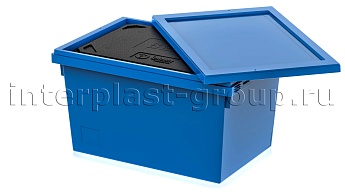 Изотермический контейнер KV 6432 в сборе с крышкой голубой в Томске Изотермический контейнер KV 6432 в сборе с крышкой голубой в Томске