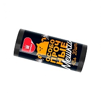 Мешки для мусора 45 л, черные, в рулоне 20 шт., ПНД, 14 мкм, 650х550 мм, Особопрочные, МП7795 в Томске Мешки для мусора 45 л, черные, в рулоне 20 шт., ПНД, 14 мкм, 650х550 мм, Особопрочные, МП7795 в Томске