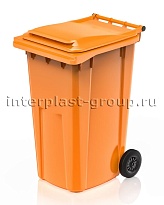 Контейнер для мусора 240 л оранжевый облегченный 240 оранжевый в Томске