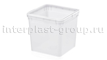 Куботейнер для меда и икры белый 23 литра в Томске Куботейнер для меда и икры белый 23 литра в Томске