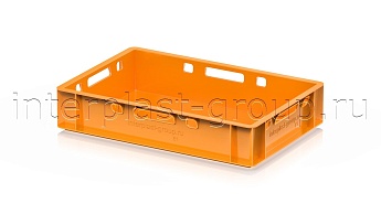 Ящик для мяса и колбасных изделий Е-1 оранжевый в Томске Ящик для мяса и колбасных изделий Е-1 оранжевый в Томске