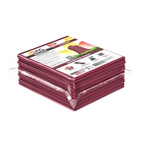 Мешки для мусора 160 л, бордовые, в пачке 10 шт., ПВД, 40 мкм, 900х1100 мм, i-Bag в Томске