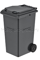Контейнер для мусора 240 л серый 240 серый в Томске Контейнер для мусора 240 л серый 240 серый в Томске