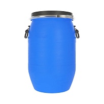 Бочка пластиковая 65 л с хомутом в Томске Бочка пластиковая 65 л с хомутом в Томске